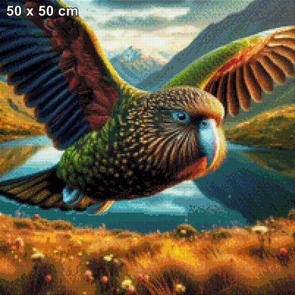 Kakapo Papagei - Diamond Painting