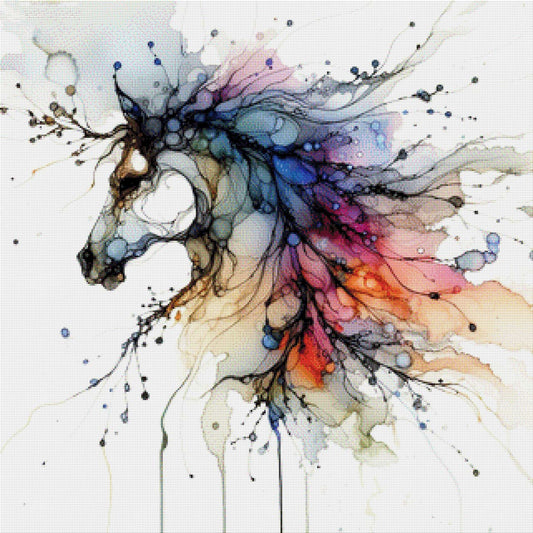 Pferd Aquarell - Diamond Painting