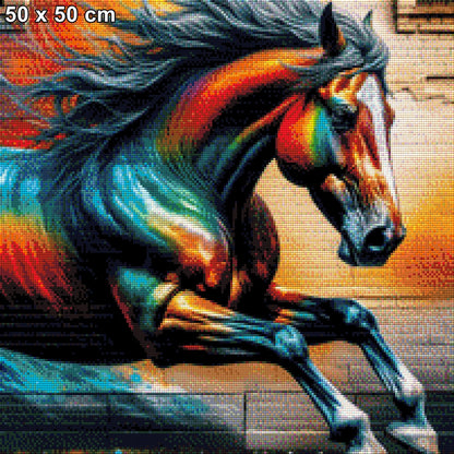 Streetart Mustang - Diamond Painting