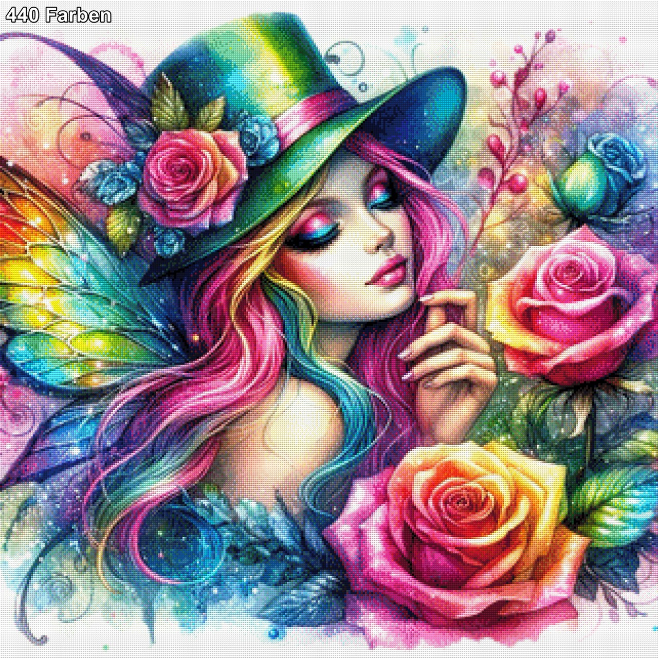 Bunte Fee - Diamond Painting