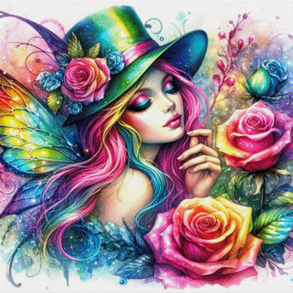 Bunte Fee - Diamond Painting