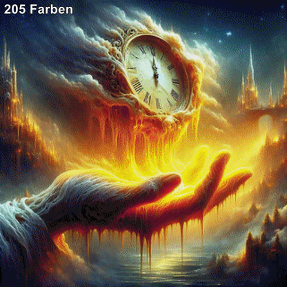 Die Zeit verrinnt - Diamond Painting