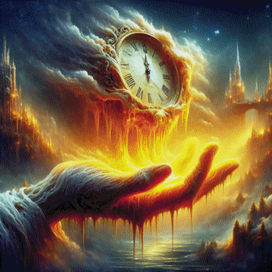 Die Zeit verrinnt - Diamond Painting
