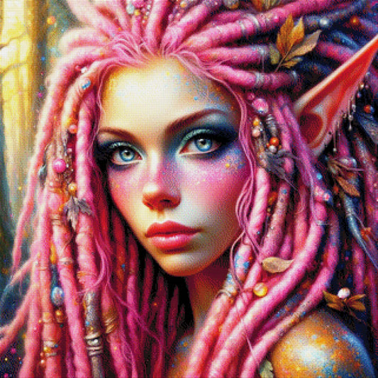 Elfe Rosa - Diamond Painting