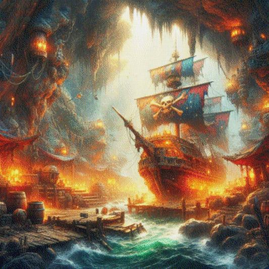 Piratenschiff - Diamond Painting