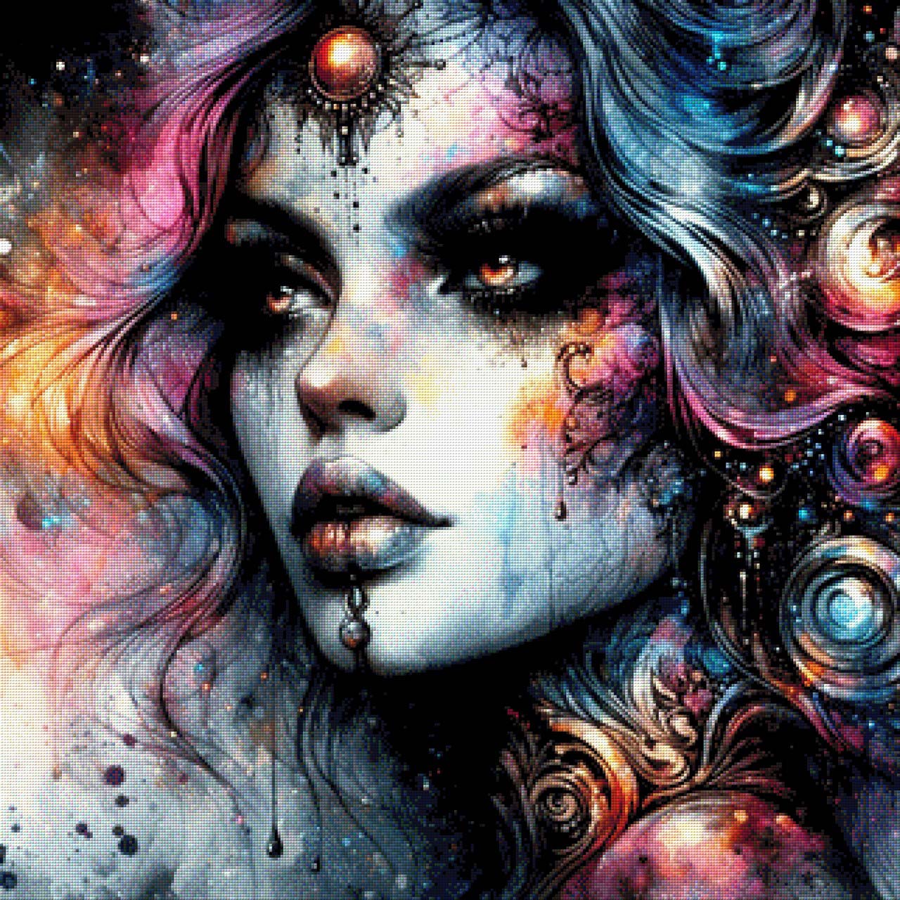 Lumiel die Schattentochter - Diamond Painting