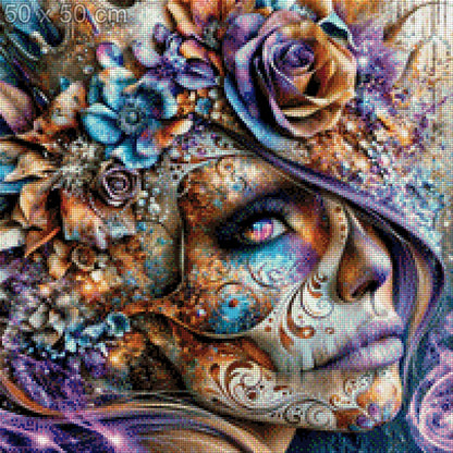 5D Diamond Painting - La Catrina Sparkle