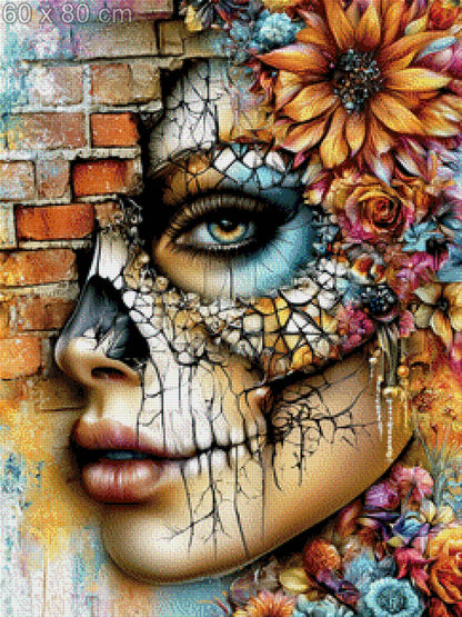 5D Diamond Painting - Fassade der Seele