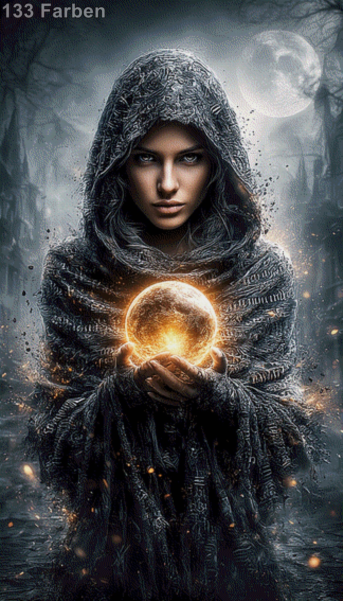 5D Diamond Painting - Die Schattenhexe