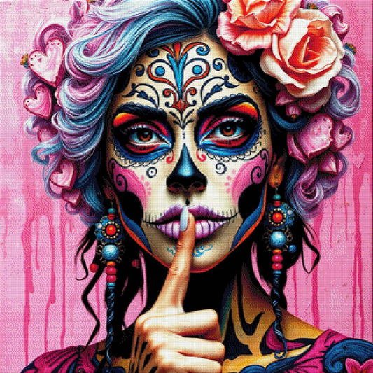 La Catrina Bemalung - Diamond Painting