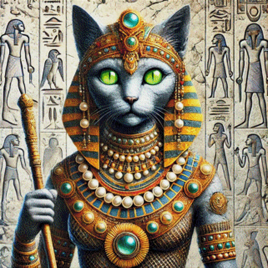 Ägyptische Katze - Diamond Painting