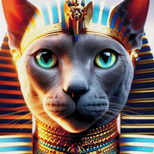Pharao Katze- Diamond Painting