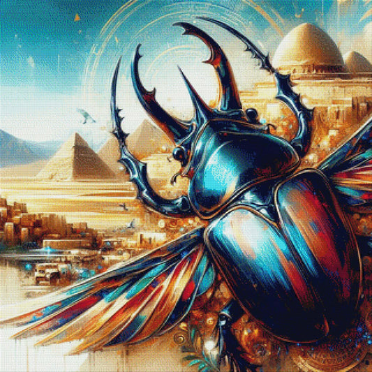 Skarabäus in Ägypten - Diamond Painting