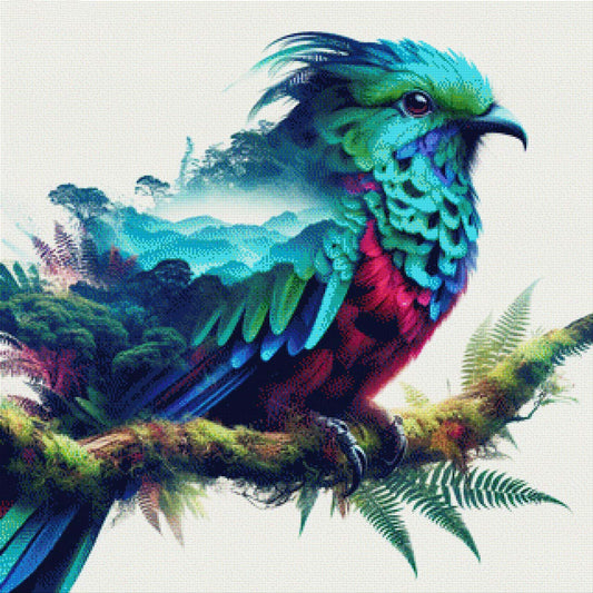 Der Wald im Vogel - Diamond Painting