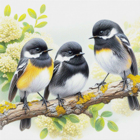 Drei kleine Freunde - Diamond Painting