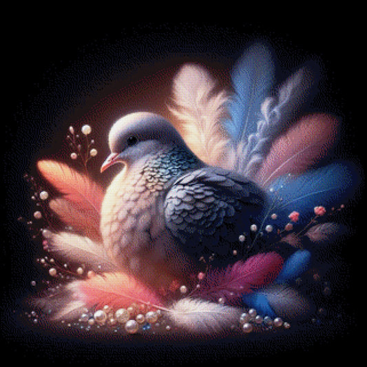 Taubennest - Diamond Painting