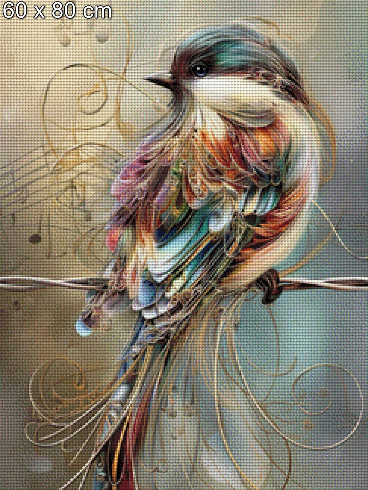 Vogel der Noten- Diamond Painting