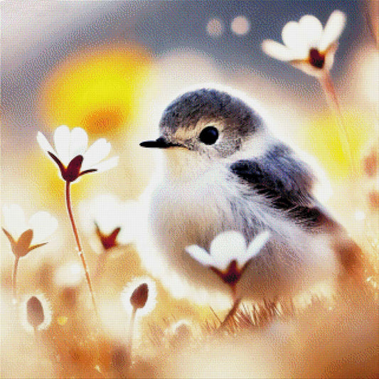 Kleiner Spatz - Diamond Painting