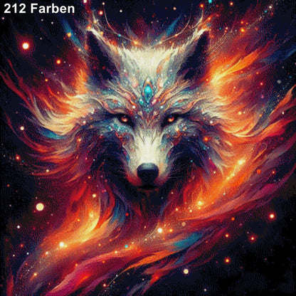 Colorful Wulf - Diamond Painting