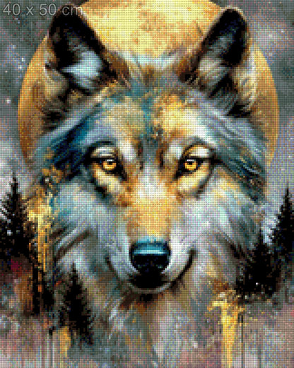 5D Diamond Painting - Mondwächter