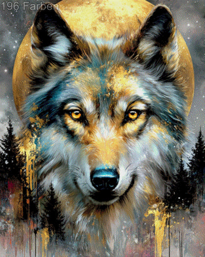 5D Diamond Painting - Mondwächter