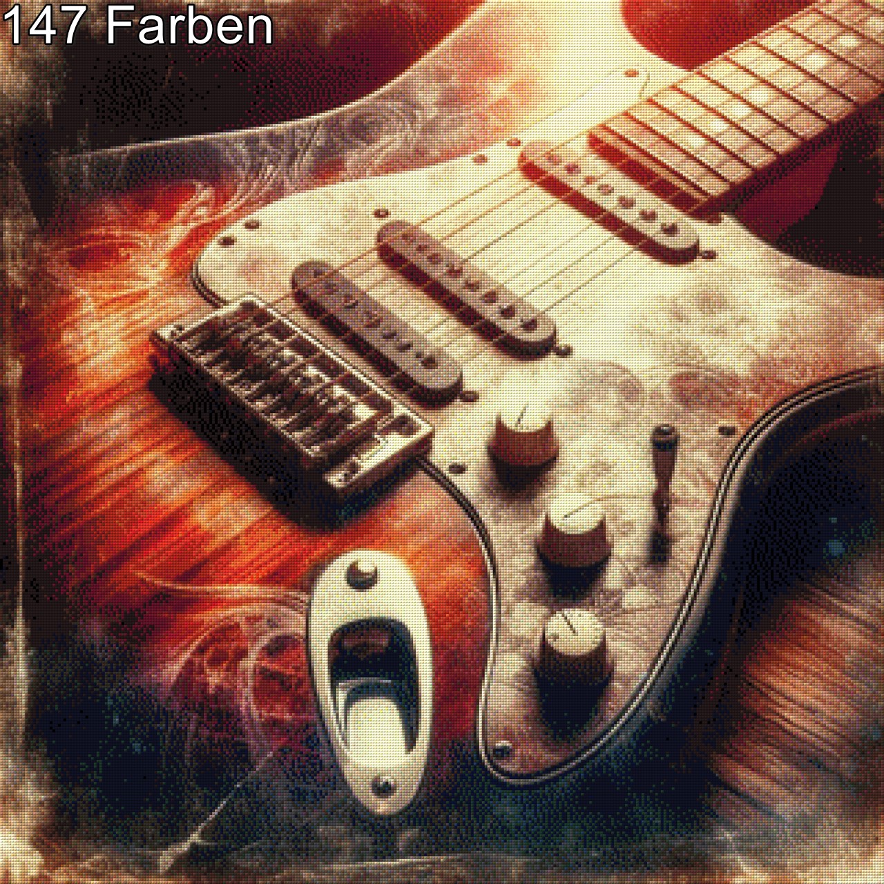 E-Gitarre - Diamond Painting
