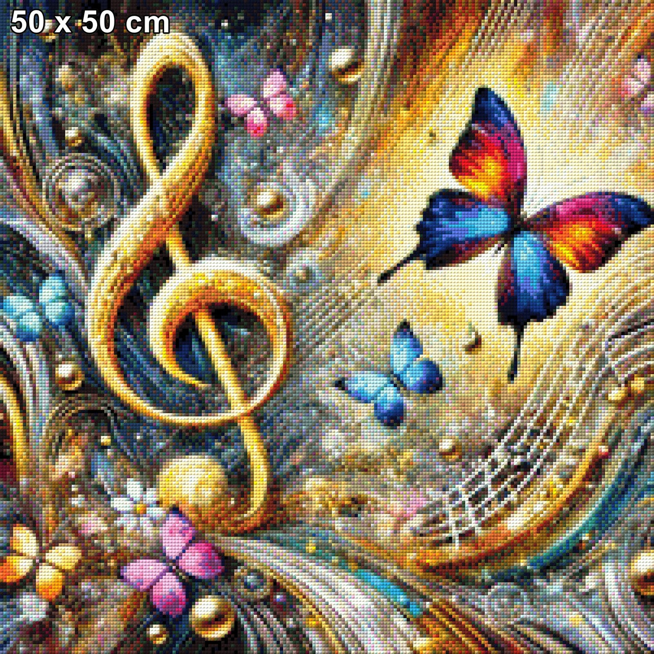 Notenschlüssel - Diamond Painting