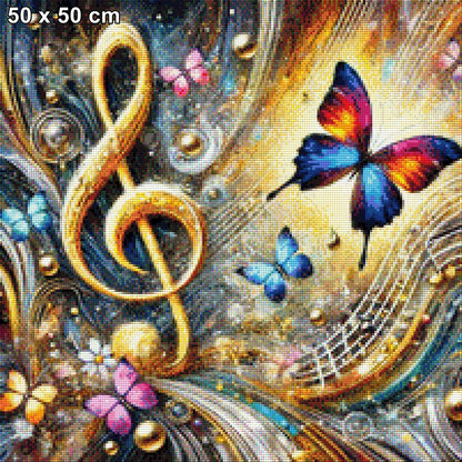 Notenschlüssel - Diamond Painting