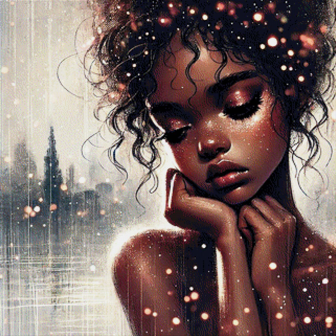 Sad Girl - Diamond Painting