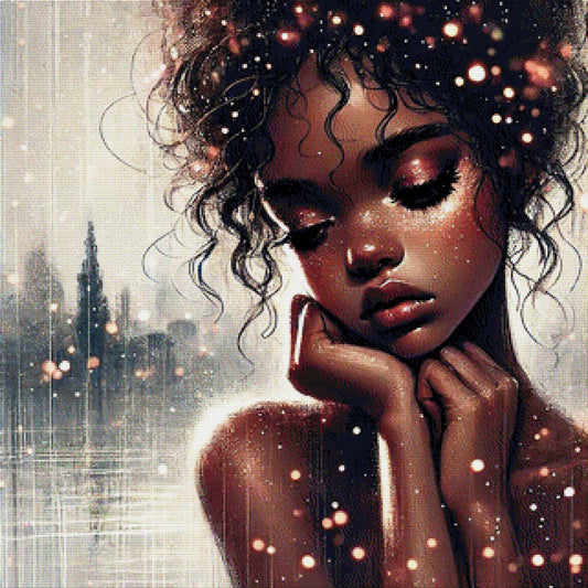 Sad Girl - Diamond Painting