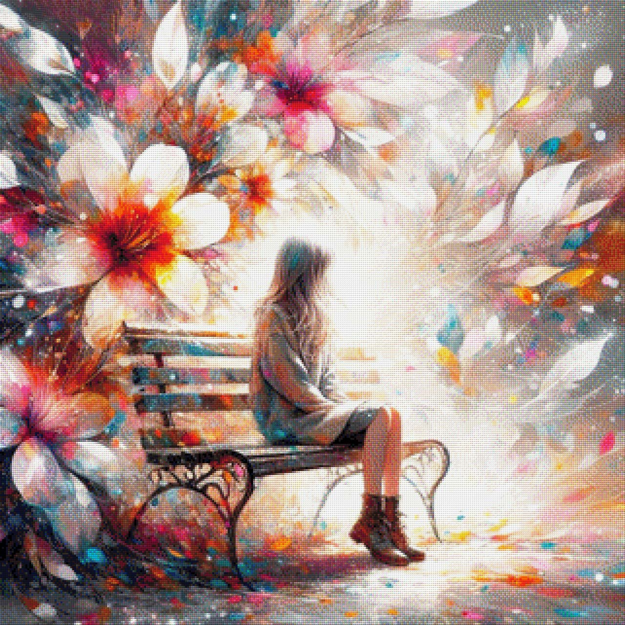 Dreaming Girl - Diamond Painting