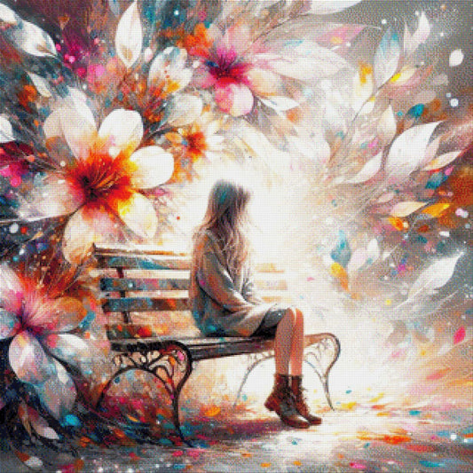 Dreaming Girl - Diamond Painting