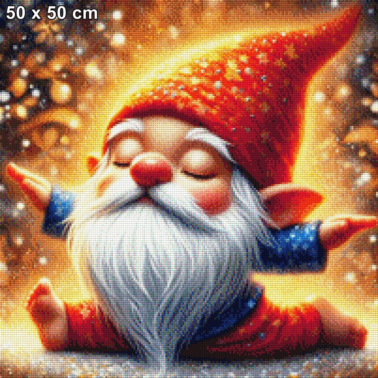 Wichtel Nisse übt Yoga - Diamond Painting