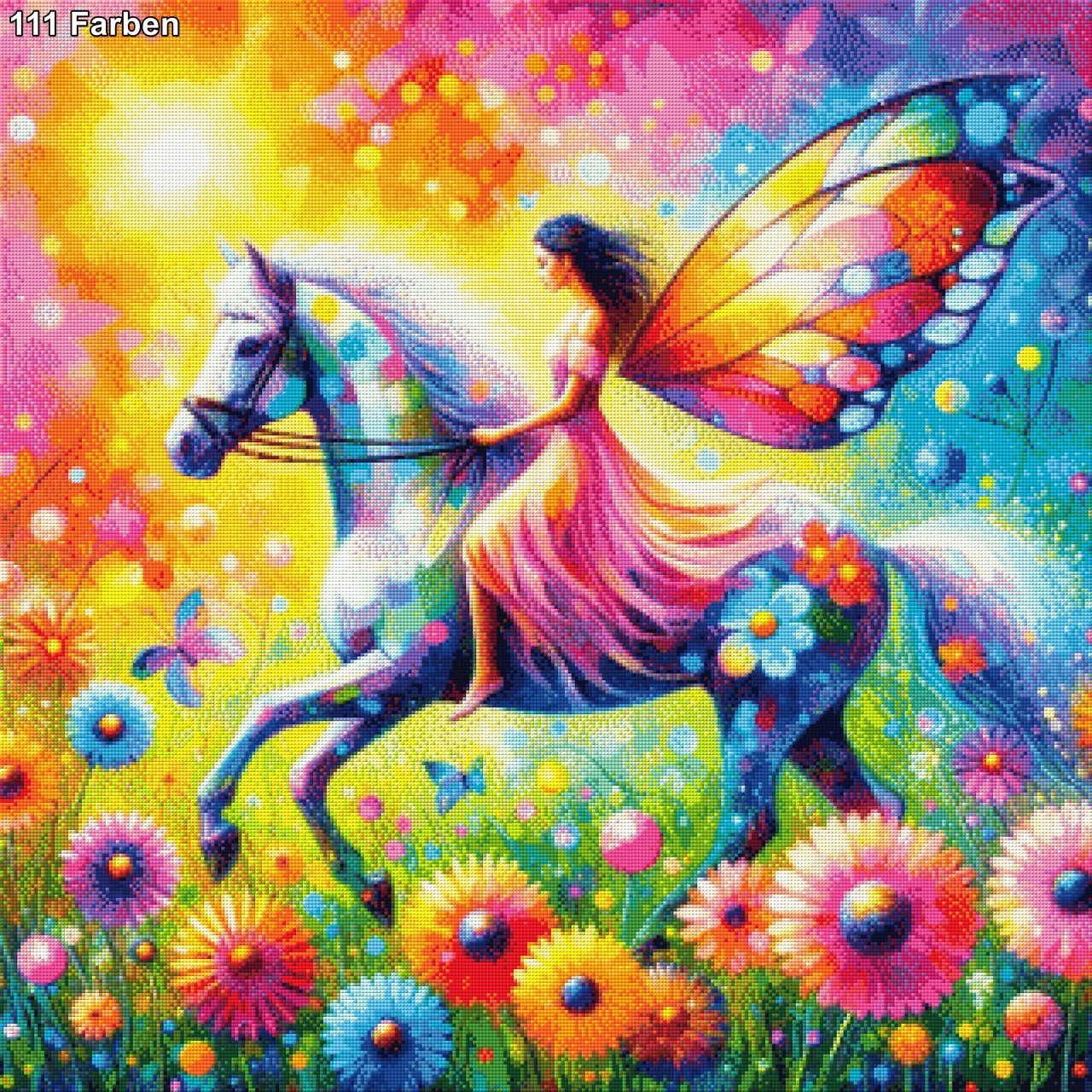 Lebendige Fantasie - Diamond Painting