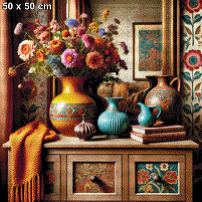 Retro Kommode - Diamond Painting