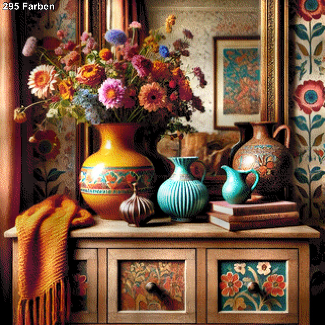Retro Kommode - Diamond Painting