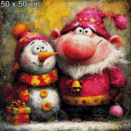 Santa & Snowie - Diamond Painting