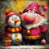 Santa & Snowie - Diamond Painting