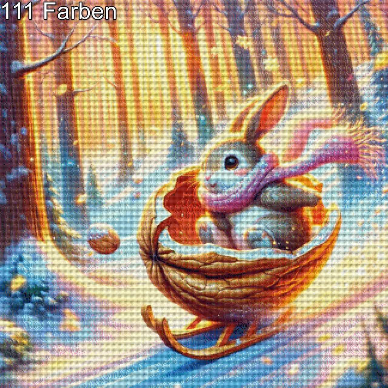 Walnussflitzer - Diamond Painting