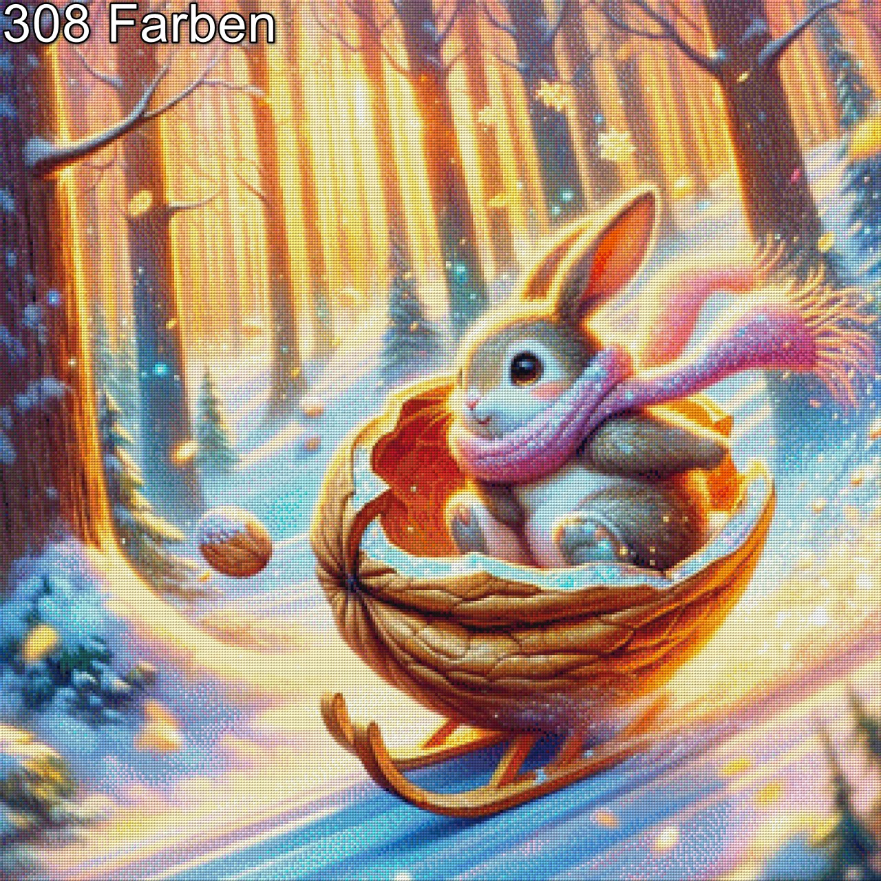 Walnussflitzer - Diamond Painting