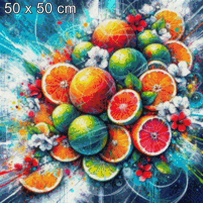 Citrusfrüchte - Diamond Painting