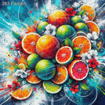 Citrusfrüchte - Diamond Painting