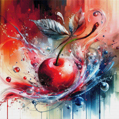 Cherry Splash - Diamond Painting