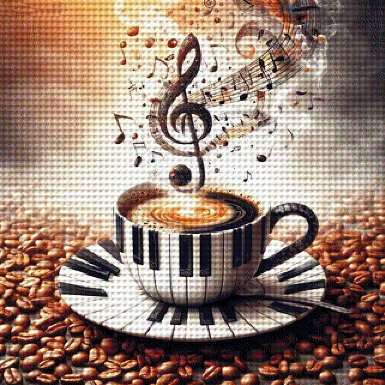 Musikcafe - Diamond Painting