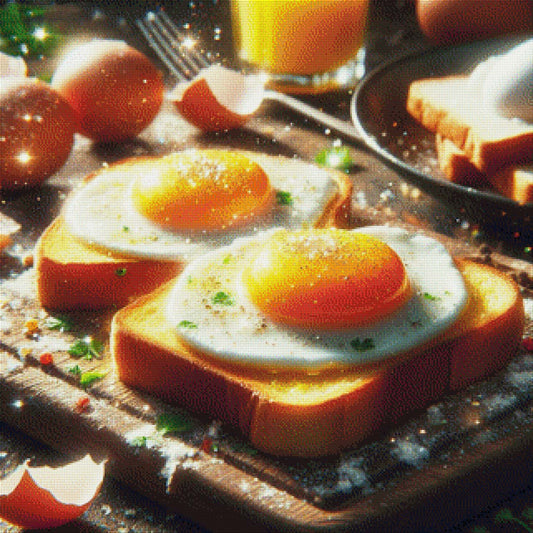 Gesundes Frühstück - Diamond Painting