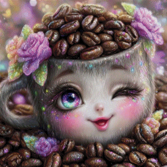 Bohnenblick - Diamond Painting