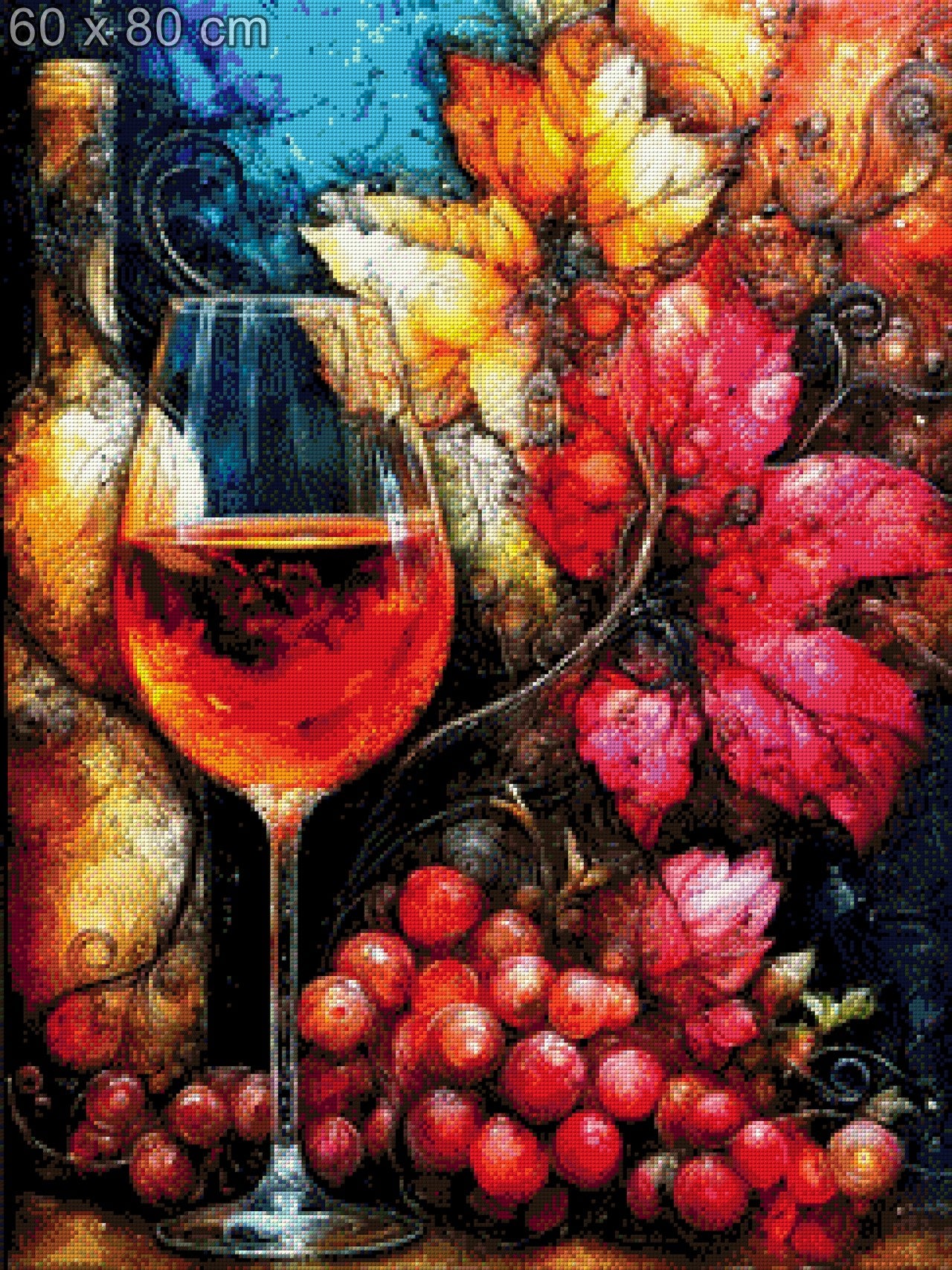 5D Diamond Painting - Rubinrebe