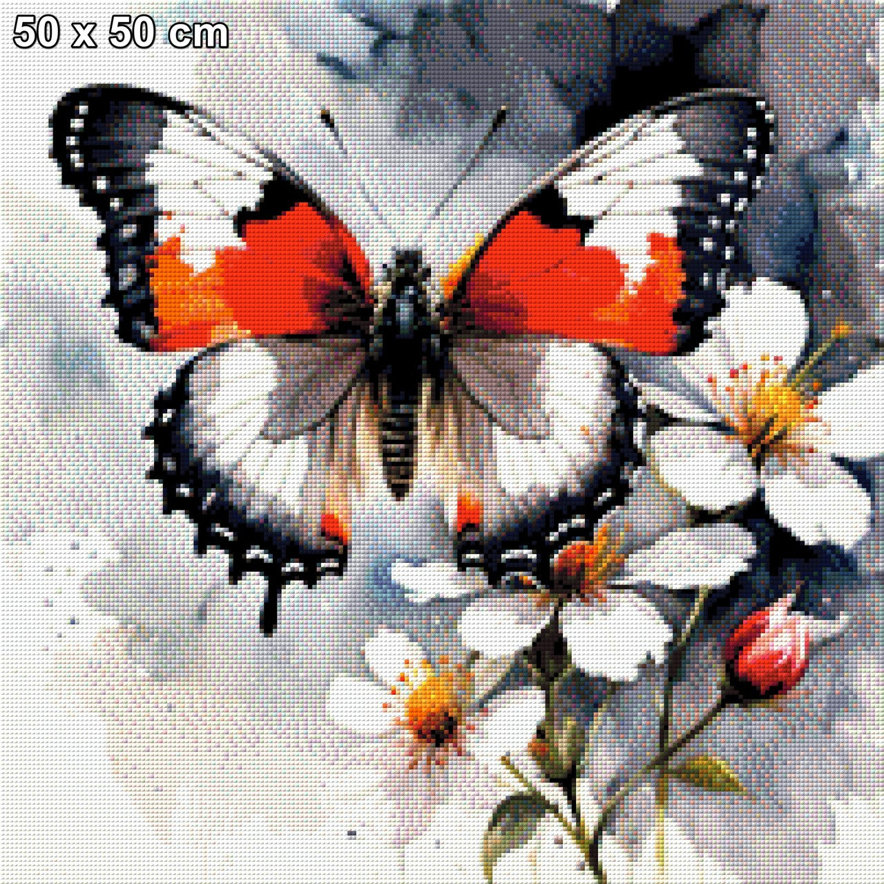 Schmetterling Rot - Diamond Painting