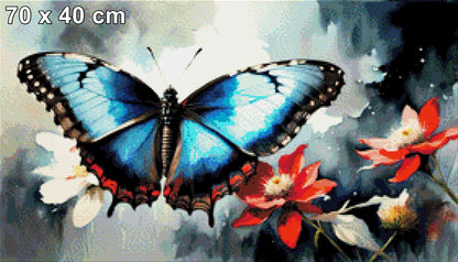 Schmetterling Blau - Diamond Painting