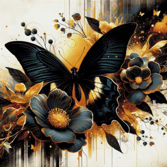 Black Butterfly - Diamond Painting